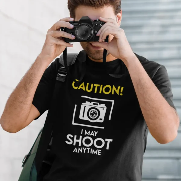 t-shirt-mockup-of-a-man-taking-a-picture-with-a-camera-42269-r-el2 I May Shoot Anytime T-shirt