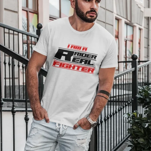 I Am A Rider, Real Fighter T-shirt