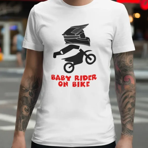 t-shirt-mockup-of-a-tattooed-man-at-a-city-crosswalk-1939-el1 Baby Rider On Bike T-shirt